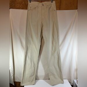 Lucky Star Woman’s faint yellow eggshell pants 30